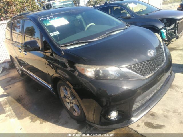 TOYOTA SIENNA 2013 5tdxk3dc9ds384300