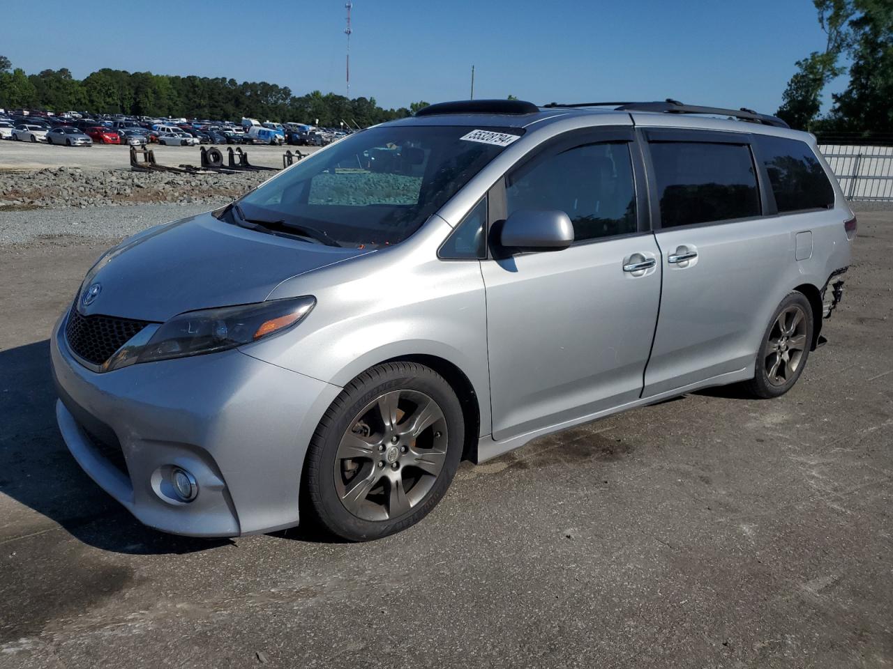 TOYOTA SIENNA 2015 5tdxk3dc9fs618261