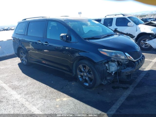 TOYOTA SIENNA 2015 5tdxk3dc9fs632354