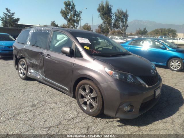 TOYOTA SIENNA 2012 5tdxk3dcxcs230015