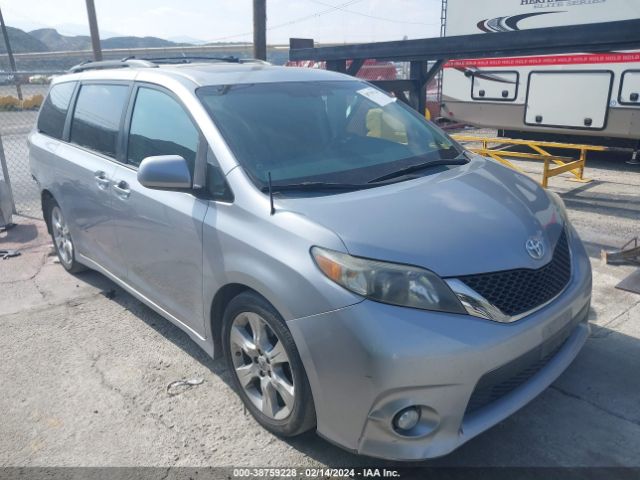 TOYOTA SIENNA 2012 5tdxk3dcxcs249020