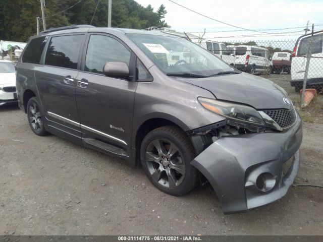 TOYOTA SIENNA 2015 5tdxk3dcxfs551315