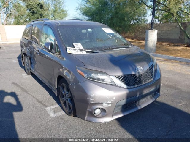 TOYOTA SIENNA 2015 5tdxk3dcxfs598800