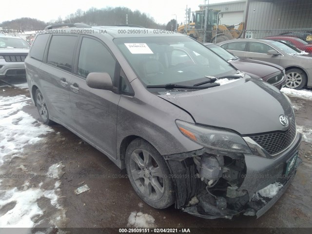 TOYOTA SIENNA 2015 5tdxk3dcxfs628300