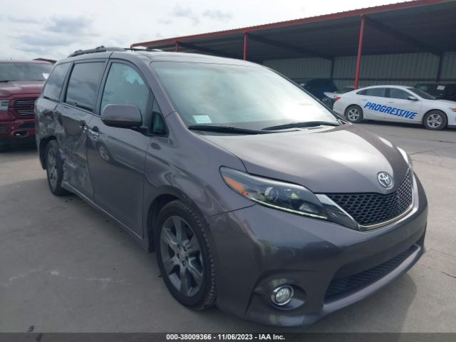 TOYOTA SIENNA 2015 5tdxk3dcxfs686827