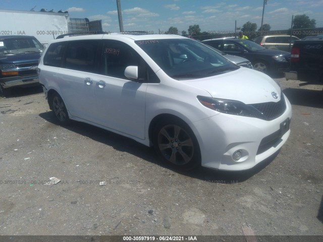 TOYOTA SIENNA 2016 5tdxk3dcxgs700517