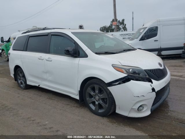 TOYOTA SIENNA 2016 5tdxk3dcxgs744212