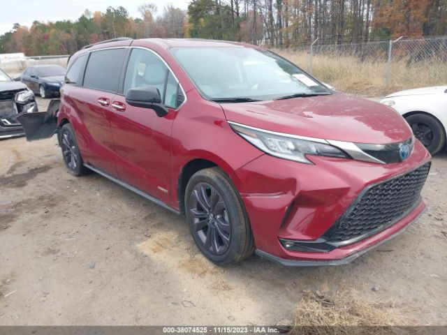 TOYOTA SIENNA 2021 5tdxrkec0ms070703