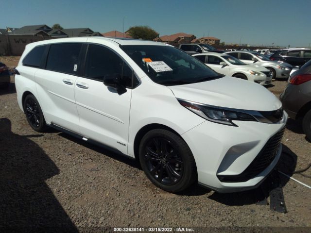 TOYOTA SIENNA 2021 5tdxrkec5ms029225