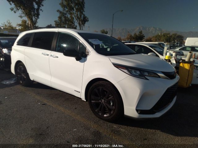 TOYOTA SIENNA 2021 5tdxrkec9ms044620