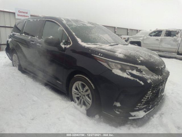 TOYOTA SIENNA 2021 5tdxskfc4ms003881