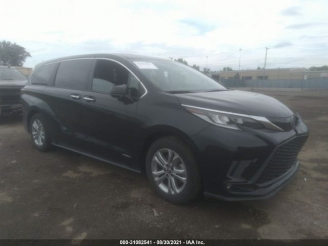 TOYOTA SIENNA 2021 5tdxskfc5ms010242