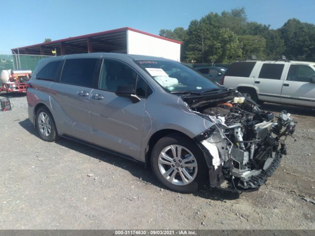 TOYOTA SIENNA 2021 5tdxskfc6ms020391