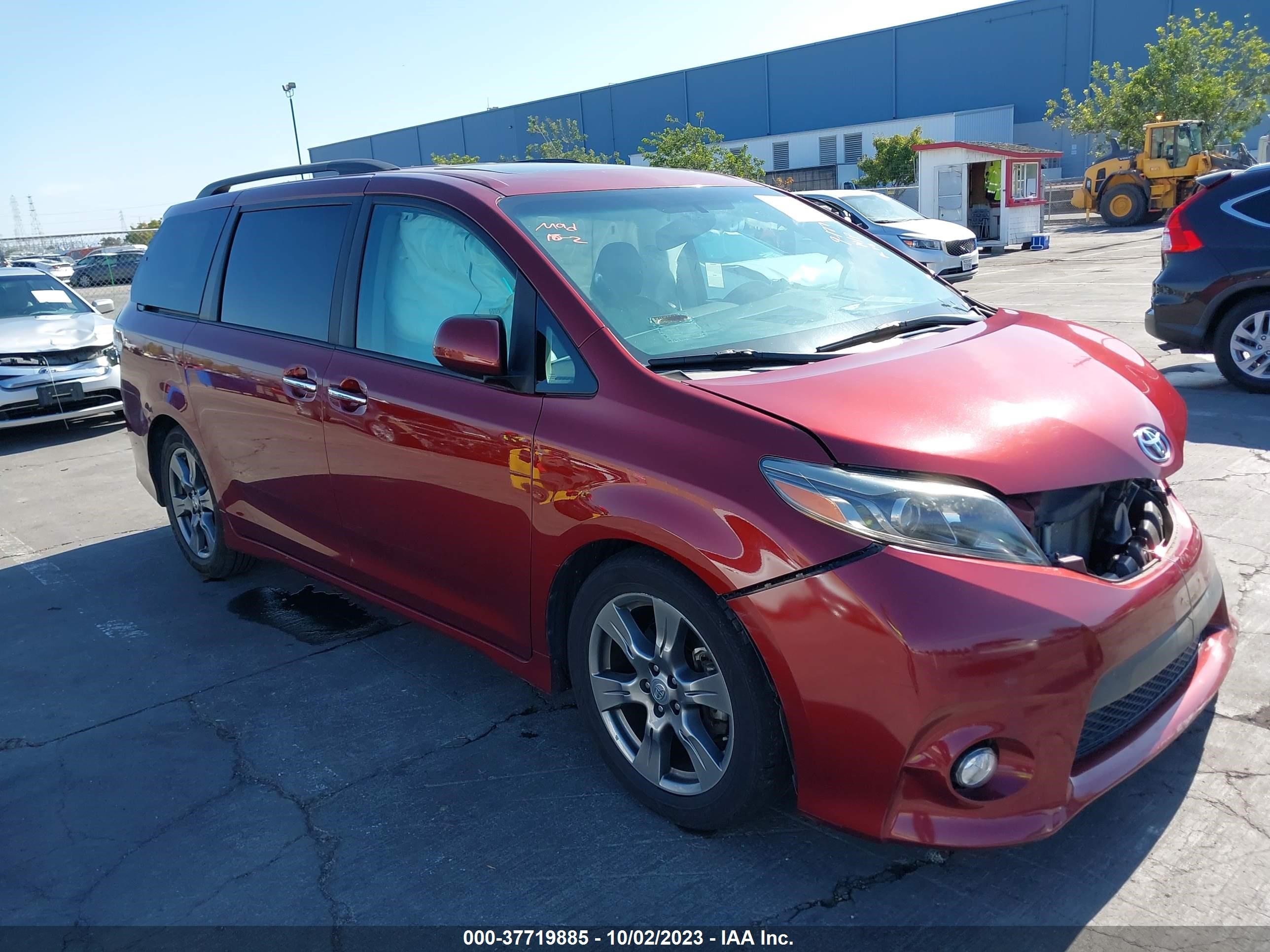 TOYOTA SIENNA 2017 5tdxz3dc4hs875892