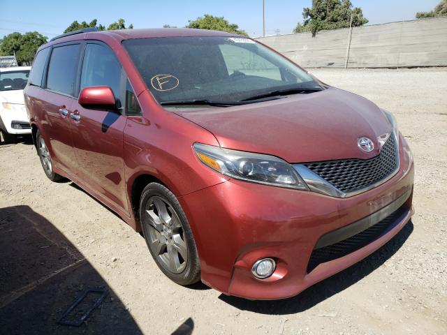 TOYOTA SIENNA SE 2017 5tdxz3dc6hs777530