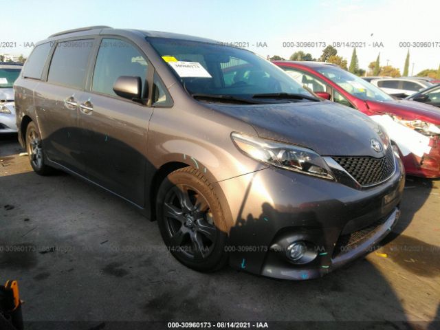 TOYOTA SIENNA 2017 5tdxz3dc6hs808338