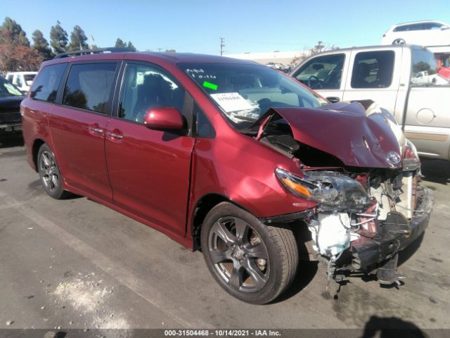 TOYOTA SIENNA 2017 5tdxz3dcxhs853749