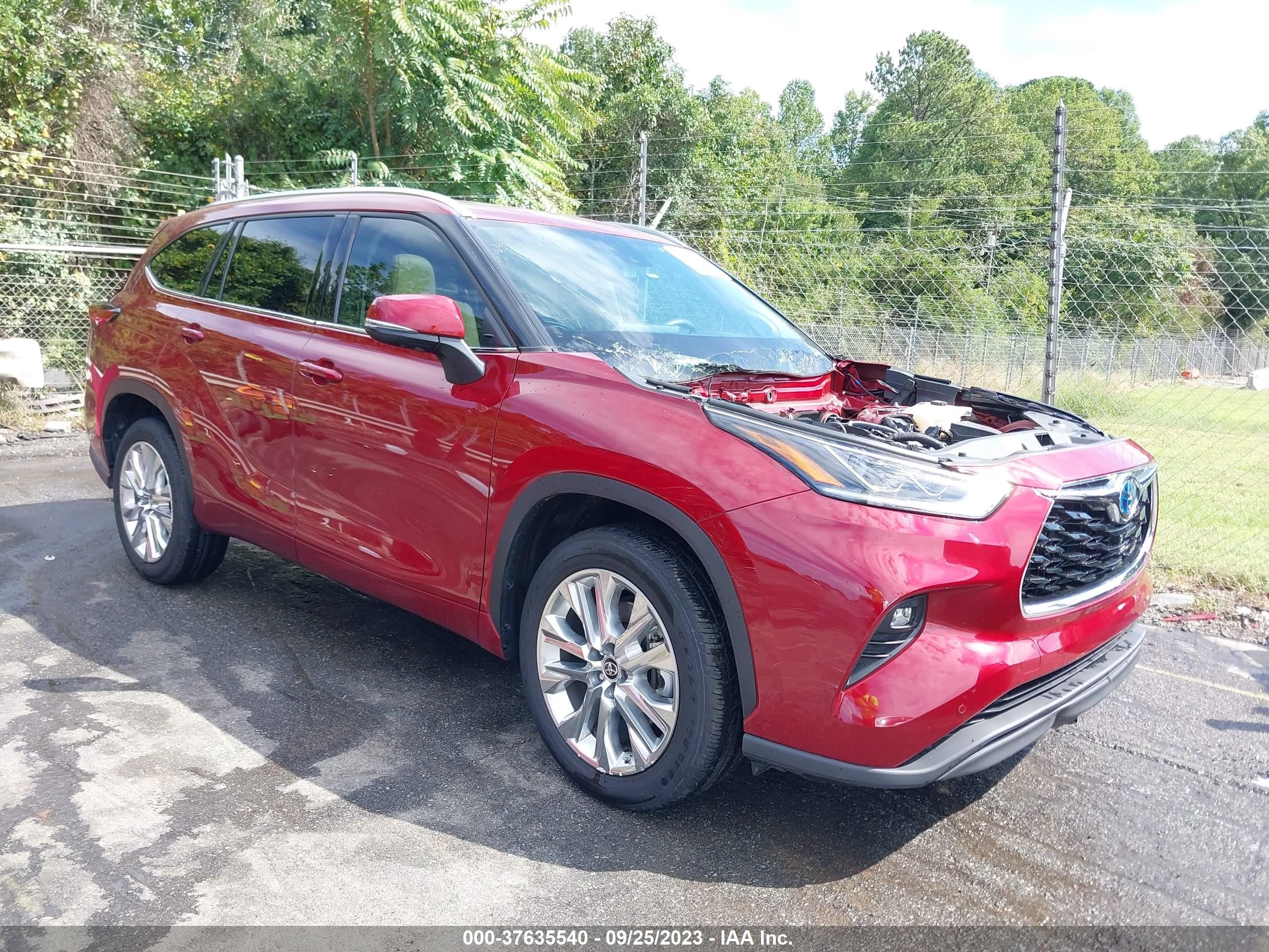 TOYOTA HIGHLANDER 2022 5tdyarah1ns515487