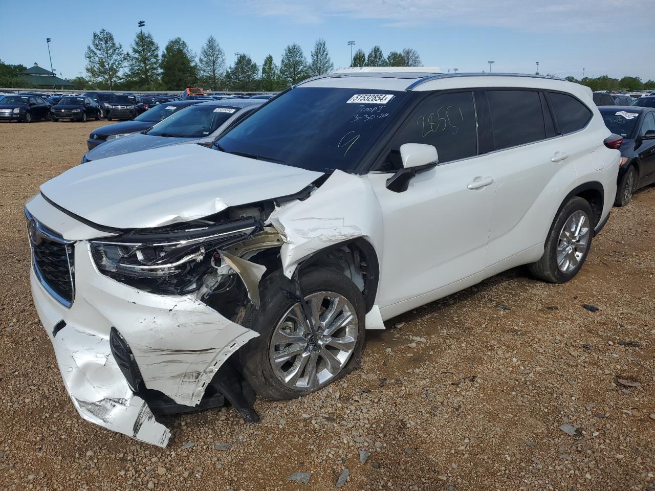 TOYOTA HIGHLANDER 2023 5tdyarah1ps018331