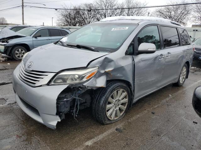 TOYOTA SIENNA XLE 2015 5tdyk3dc0fs564157