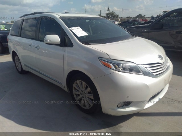 TOYOTA SIENNA 2015 5tdyk3dc0fs628021