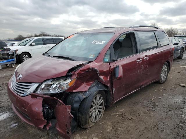 TOYOTA SIENNA XLE 2016 5tdyk3dc0gs713314