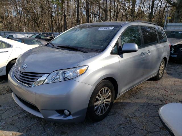 TOYOTA SIENNA XLE 2016 5tdyk3dc0gs748192