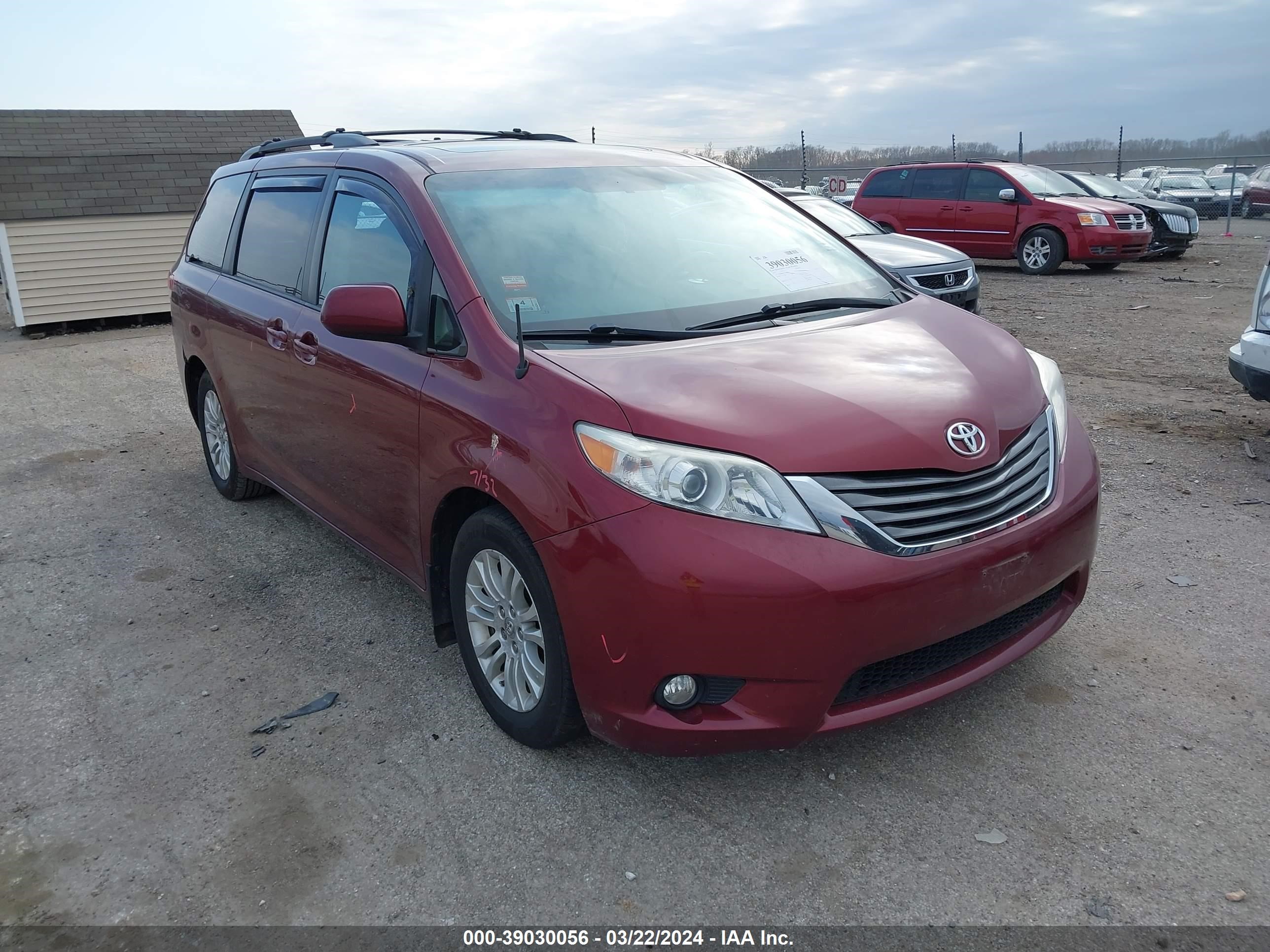 TOYOTA SIENNA 2012 5tdyk3dc1cs236029