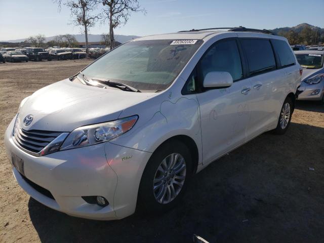 TOYOTA SIENNA XLE 2015 5tdyk3dc1fs678538