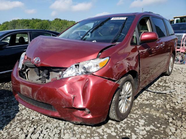 TOYOTA SIENNA XLE 2015 5tdyk3dc2fs590548