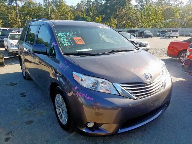 TOYOTA SIENNA XLE 2016 5tdyk3dc2gs710074