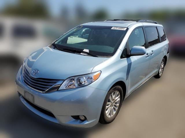 TOYOTA SIENNA XLE 2016 5tdyk3dc3gs724484