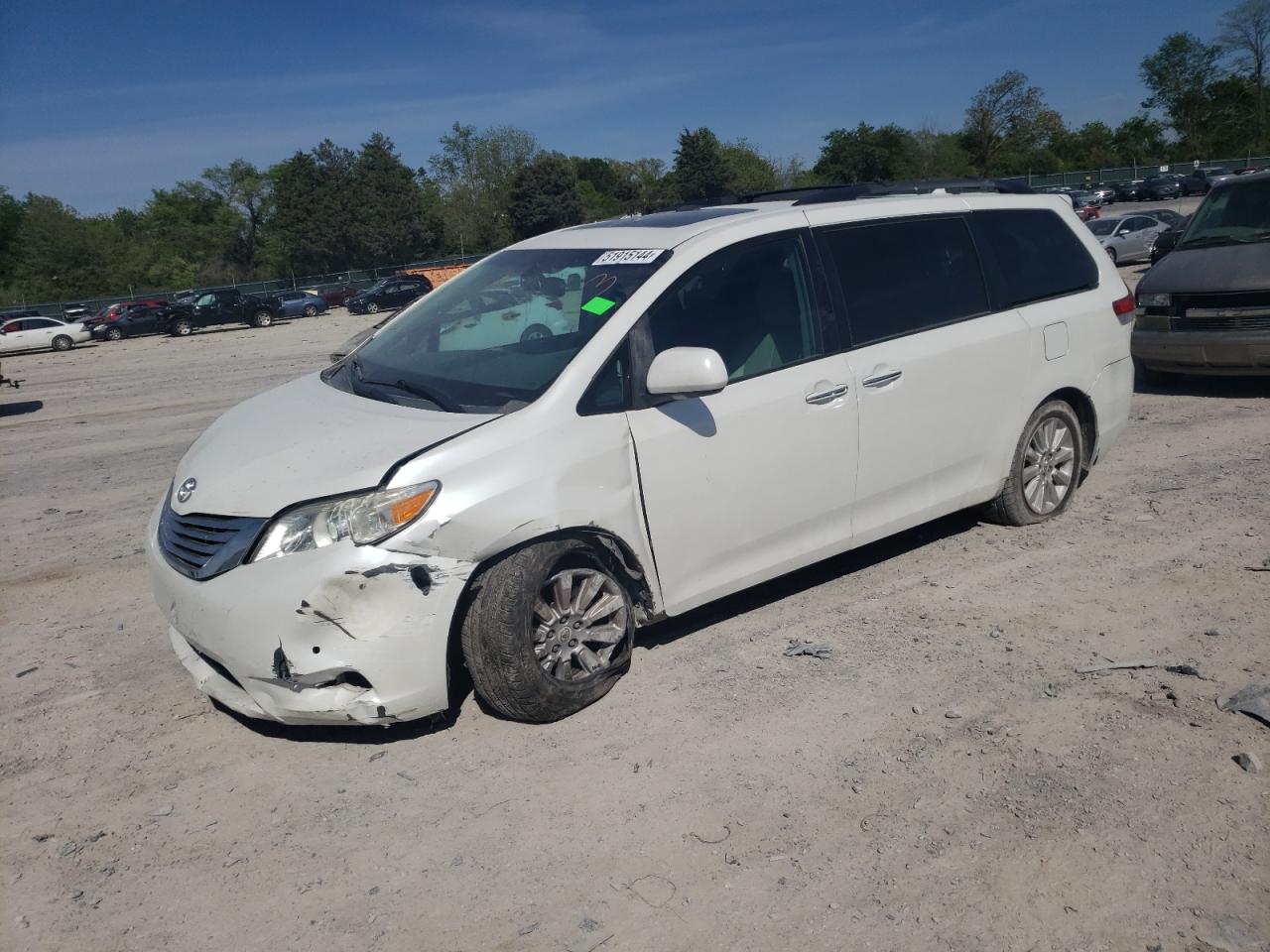 TOYOTA SIENNA 2011 5tdyk3dc4bs081507