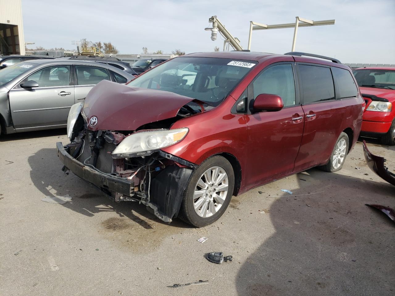 TOYOTA SIENNA 2012 5tdyk3dc4cs207768