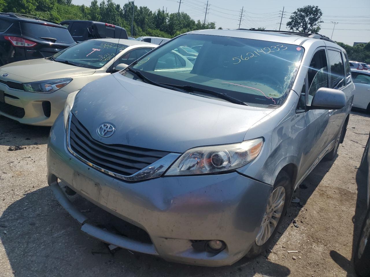 TOYOTA SIENNA 2012 5tdyk3dc4cs274760