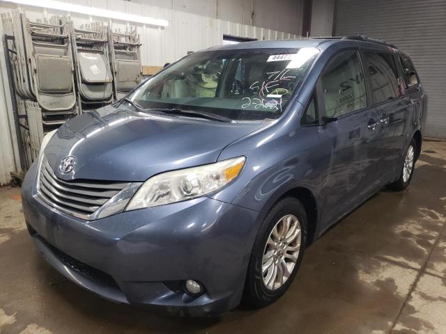 TOYOTA SIENNA XLE 2013 5tdyk3dc5ds321361