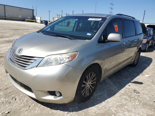 TOYOTA SIENNA XLE 2015 5tdyk3dc5fs578684