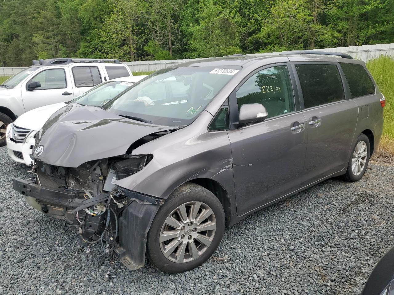 TOYOTA SIENNA 2015 5tdyk3dc5fs682267