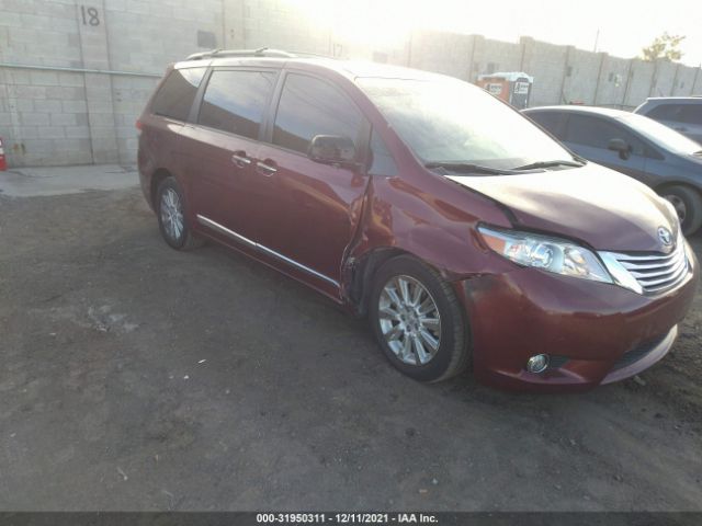 TOYOTA SIENNA 2012 5tdyk3dc6cs277028