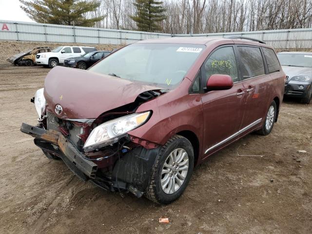 TOYOTA SIENNA XLE 2013 5tdyk3dc6ds348990