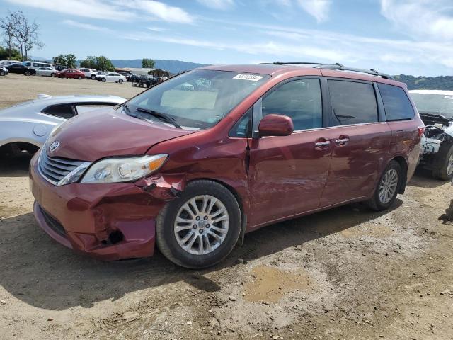 TOYOTA SIENNA XLE 2015 5tdyk3dc6fs632008