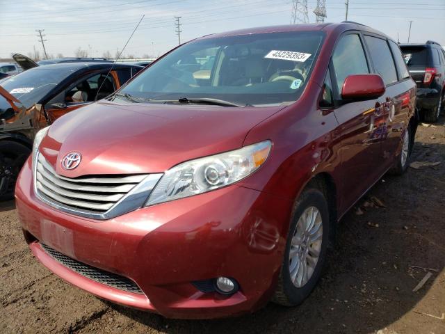 TOYOTA SIENNA XLE 2012 5tdyk3dc7cs274526