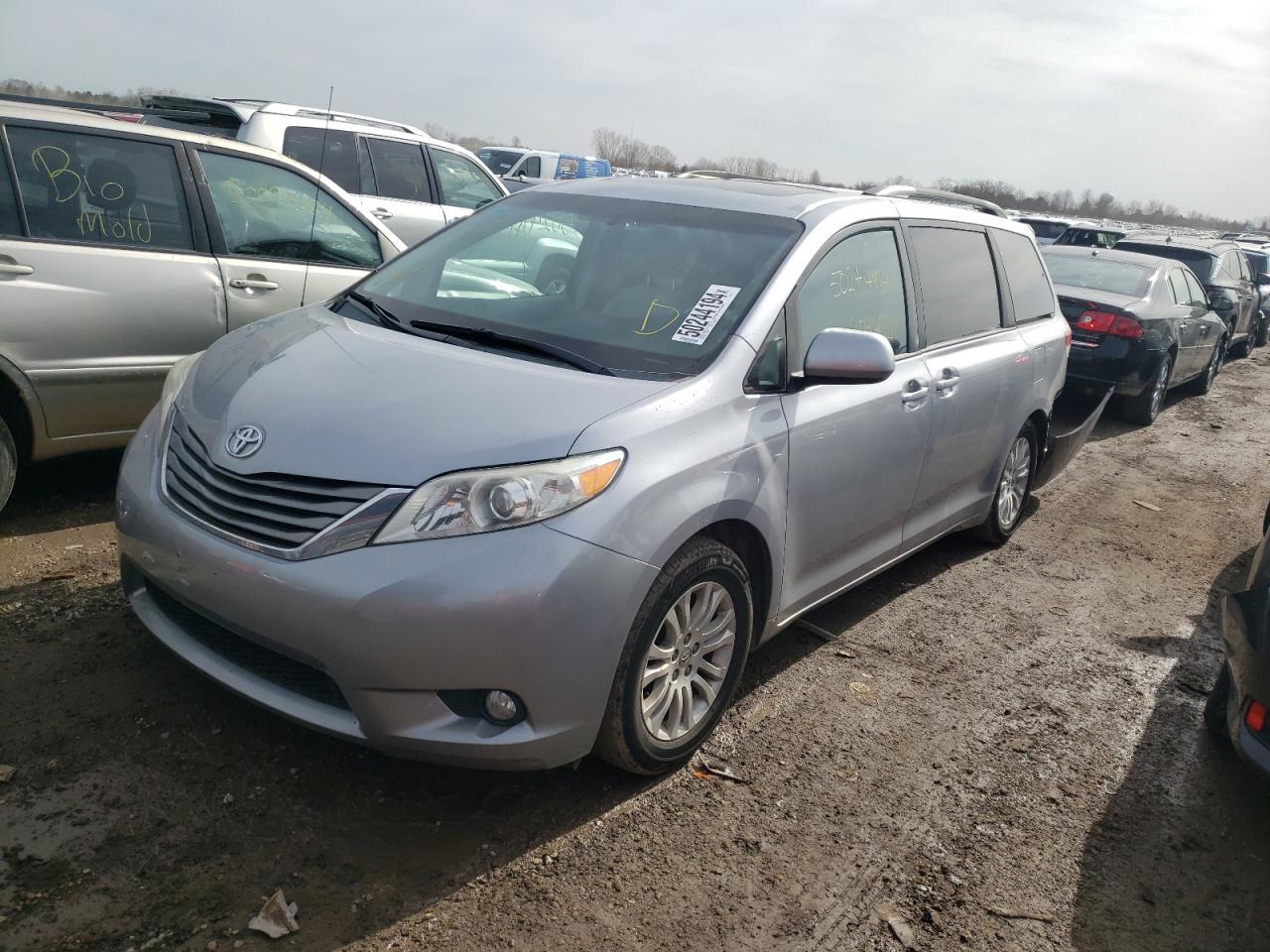 TOYOTA SIENNA 2012 5tdyk3dc7cs276213