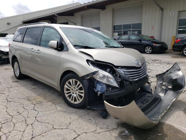 TOYOTA SIENNA XLE 2015 5tdyk3dc8fs678150