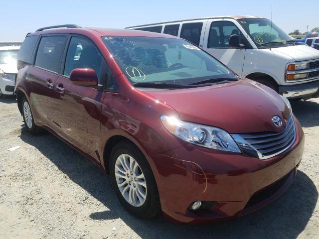 TOYOTA SIENNA XLE 2016 5tdyk3dc9gs755500