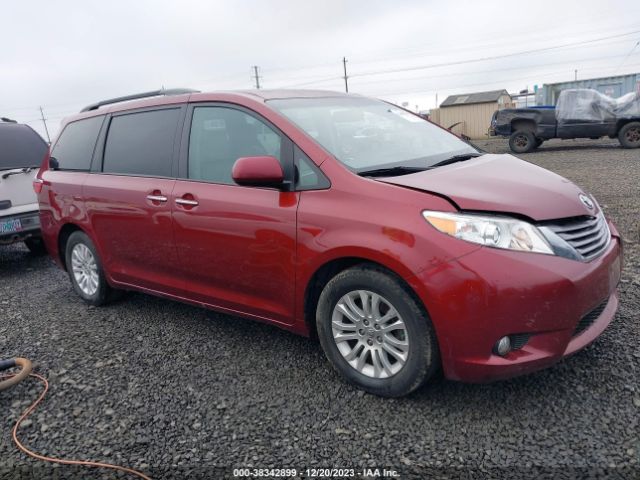 TOYOTA SIENNA 2016 5tdyk3dcxgs707116