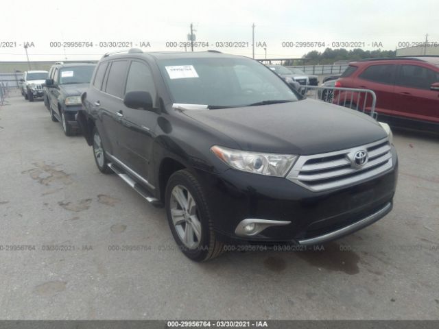 TOYOTA HIGHLANDER 2012 5tdyk3eh0cs082178