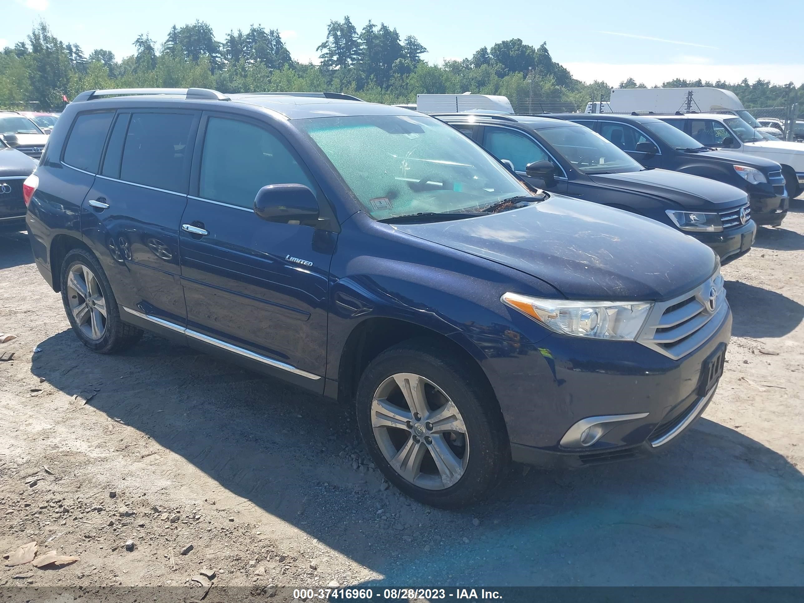 TOYOTA HIGHLANDER 2013 5tdyk3eh0ds090721