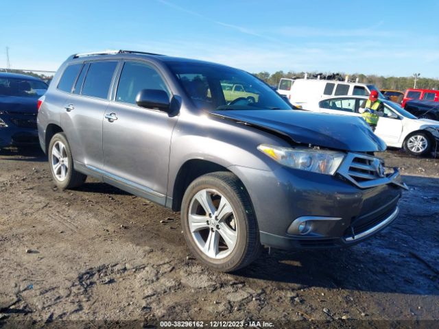 TOYOTA HIGHLANDER 2013 5tdyk3eh0ds108313