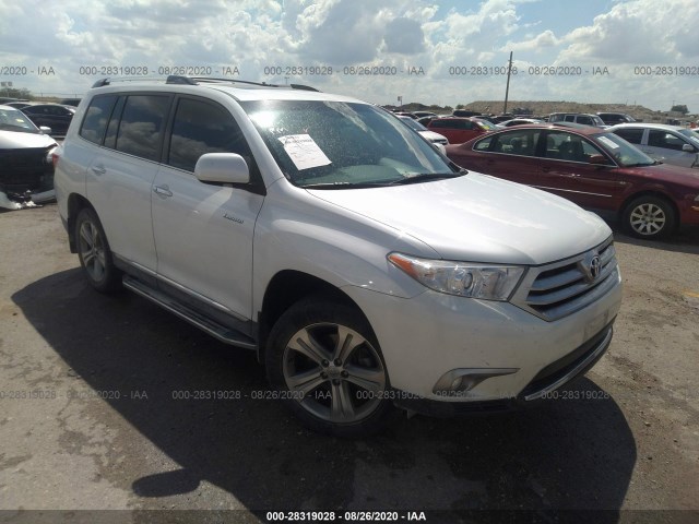 TOYOTA HIGHLANDER 2013 5tdyk3eh0ds118095